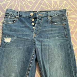 High Waisted Blue Jeans